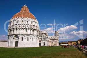 Piazza dei Miracoli, Baptisterium, Schiefer Turm von Pisa