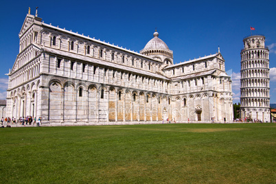 Piazza dei Miracoli, Dom Santa Maria Assunta, Schiefer Turm von Pisa