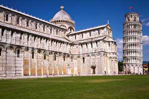 Piazza dei Miracoli, Dom Santa Maria Assunta, Schiefer Turm von Pisa