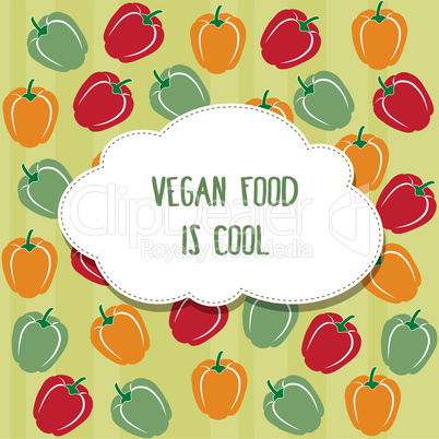 Vegan background