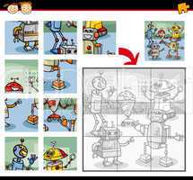 robots jigsaw puzzle game