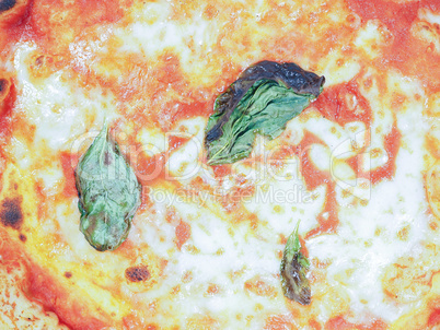 Margherita pizza background