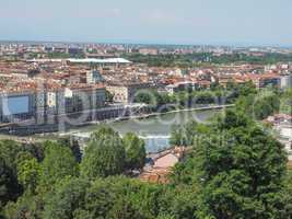 Aerial view of Turin