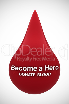 Composite image of blood donation