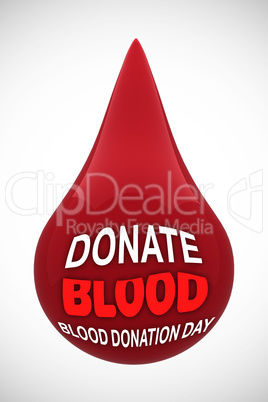 Composite image of blood donation