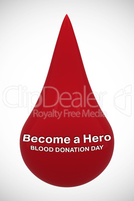 Composite image of blood donation