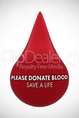 Composite image of blood donation