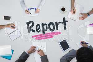 Report against business meeting