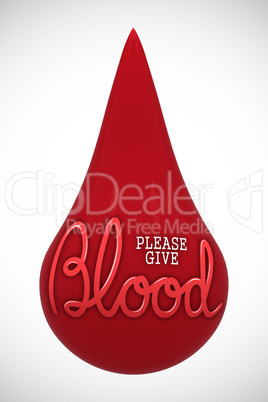 Composite image of blood donation