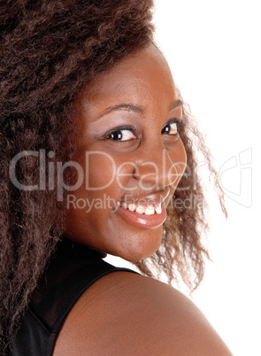 Head shoot of African woman.