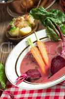 Botwinka - Soup of young beet leaves