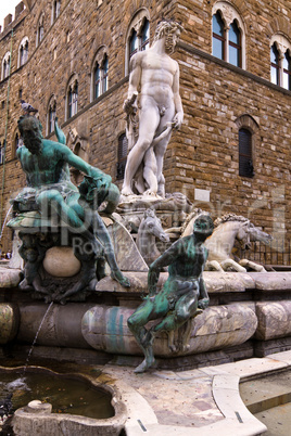 Neptunbrunnen, Florenz, Toskana