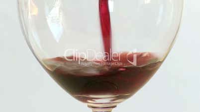 close up of wine glas