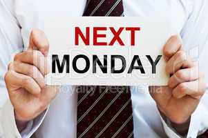Next Monday
