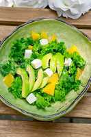 fresh avocado salad