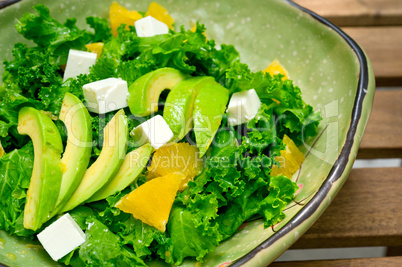 fresh avocado salad