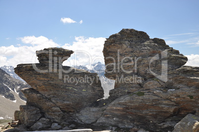 Felsen an der Finstertaler Scharte