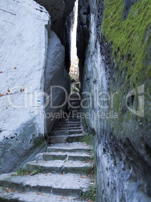 Bohemian Paradise - Rocks Stair - Narrow Path