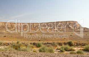 Dead sea cliffs .