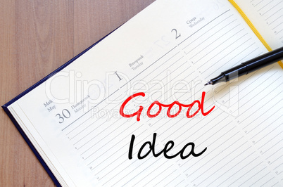 Good idea concept Notepad