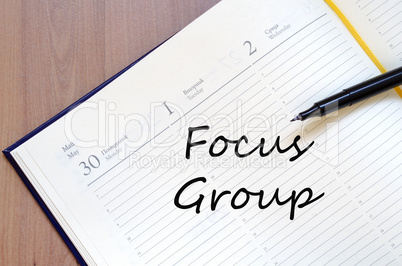 Focus group text concept