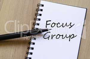 Focus group text concept