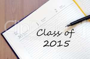 Class of 2015 concept Notepad