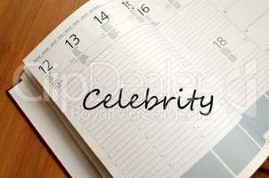 Celebrity concept Notepad