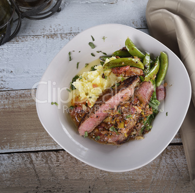 Steak With Vegetables