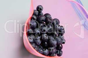 Fresh blueberries