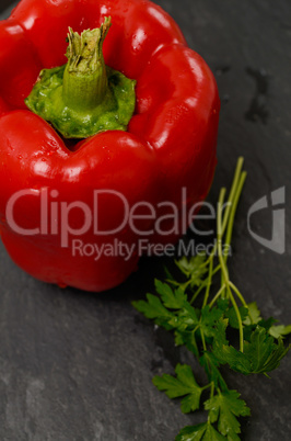 Fresh red pepper