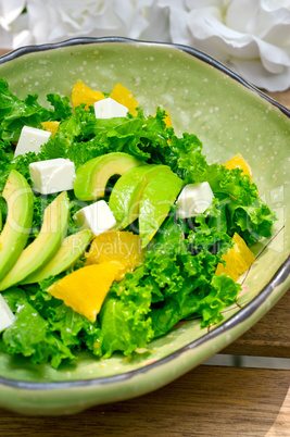 fresh avocado salad