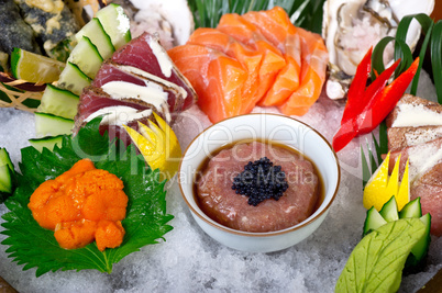 fresh sushi choice combination assortment selection