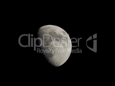 Gibbous moon
