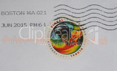 United States Mail stamp