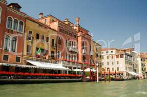 Restaurant am Canale Grande in Venedig