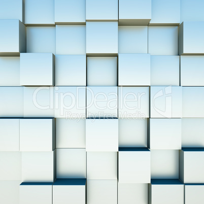 Abstract background with cubes.