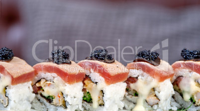 fresh sushi choice combination assortment selection