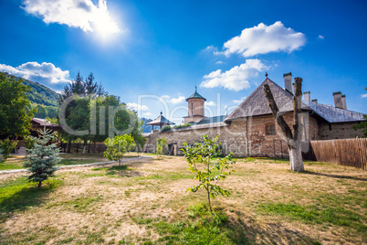 Old orthodox monastery from Polovragi