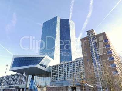 Neubau der Europäischen Zentralbank in Frankfurt am Main