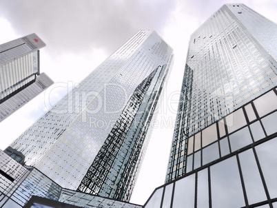Deutsche Bank in Frankfurt am Main, Effektbearbeitung