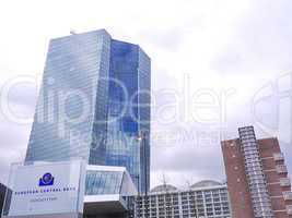 Die Europäische Zentralbank in Frankfurt am Main