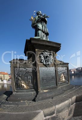 Statue of John of Nepomuk on Charles Bridge