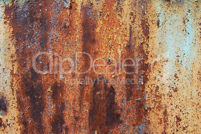 Rusty And Cracked Metal