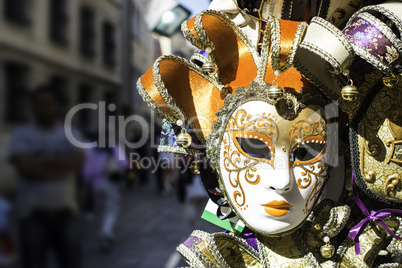 Venetian carnival masks