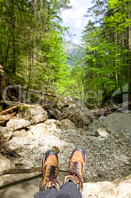 Hiking creek