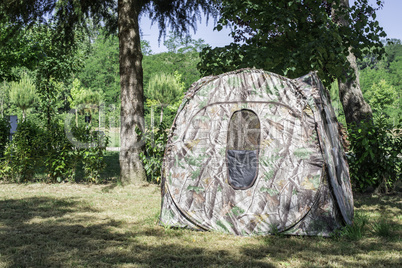 Tent on campsite