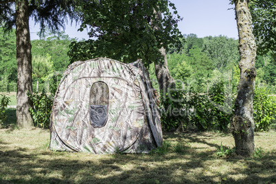 Tent on campsite