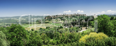 Italian traditional village view.