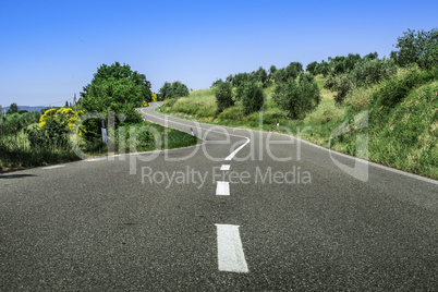 Roads in Tuscany